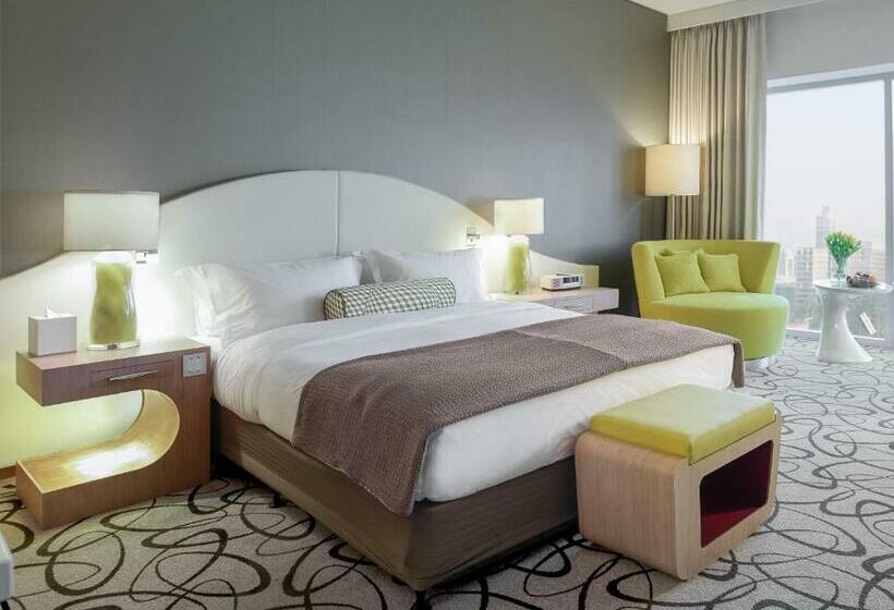 اتاق دلوکس با تخت کینگ و چشمانداز, Sofitel Dubai Downtown