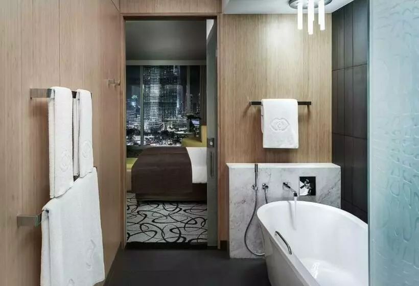 اتاق دلوکس با تخت کینگ و چشم‌انداز, Sofitel Dubai Downtown