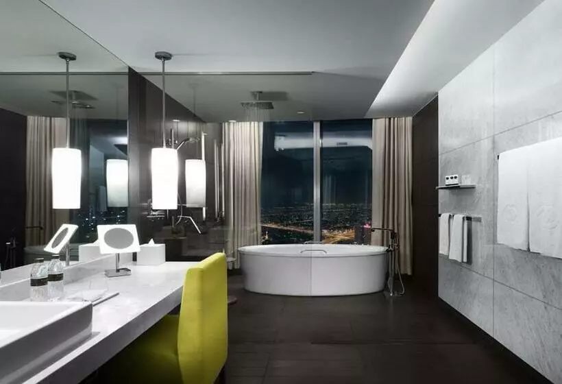 اتاق دلوکس با تخت کینگ و چشم‌انداز, Sofitel Dubai Downtown