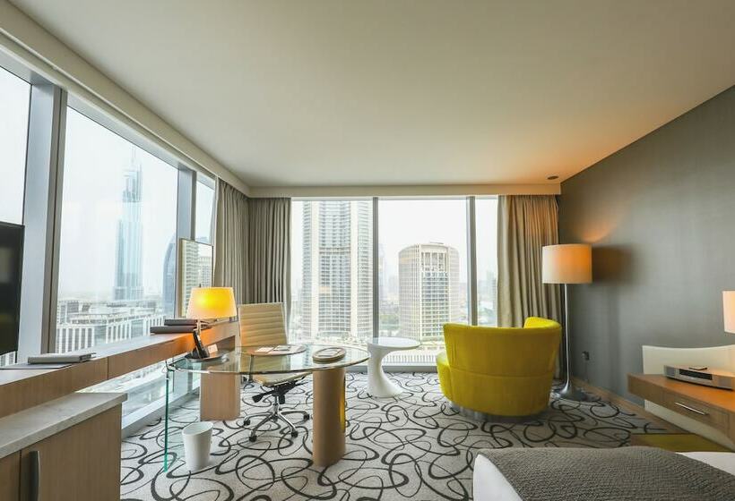 اتاق لوکس با چشمانداز, Sofitel Dubai Downtown