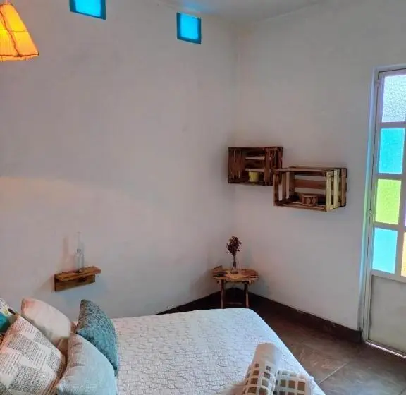 اتاق استاندارد با بالکن, Mi Atardecer En Tepoz, Hostal