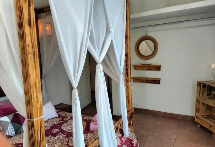 اتاق لوکس با بالکن, Mi Atardecer En Tepoz, Hostal