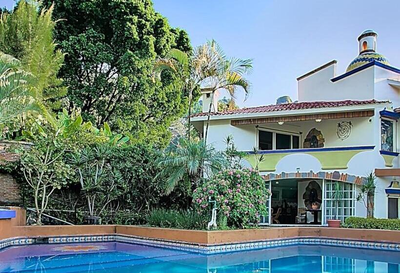 اتاق استاندارد با چشم‌انداز استخر, Casa Jacobina Tepoztlán