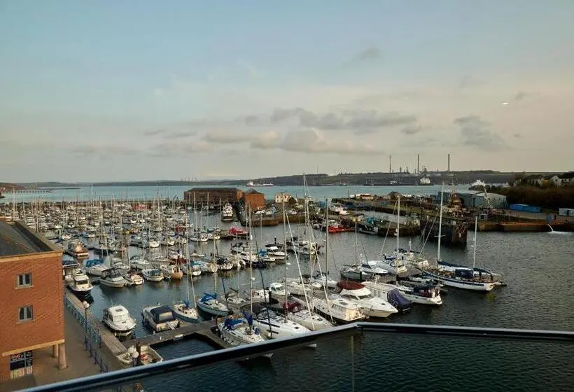 Deluxe-huone Näkymä, Tŷ Milford Waterfront
