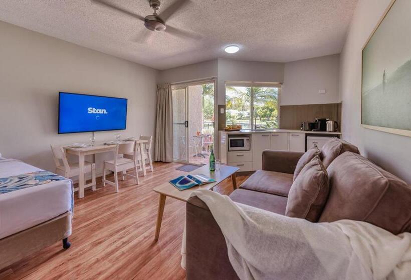 חדר סטנדרט עם מיטת קינג, Noosa Sun Motel