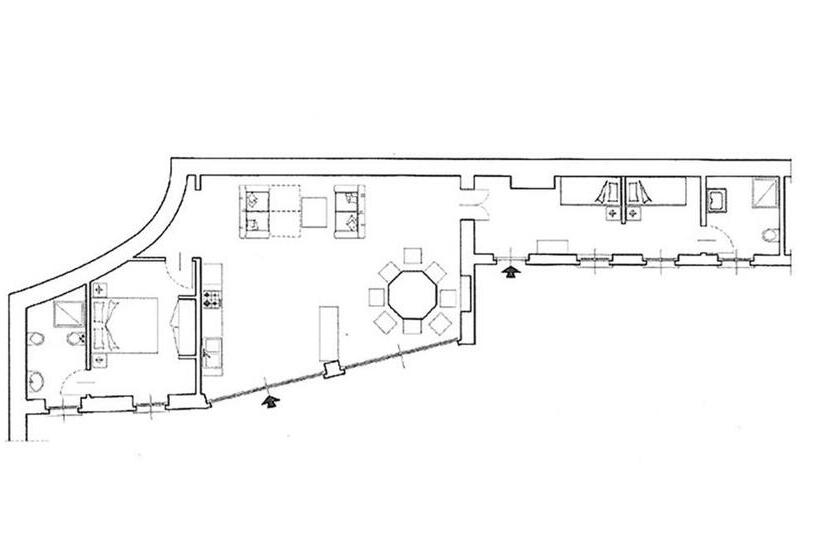 דירת חדר בקומת קרקע, Agriturismo Le Chiusure