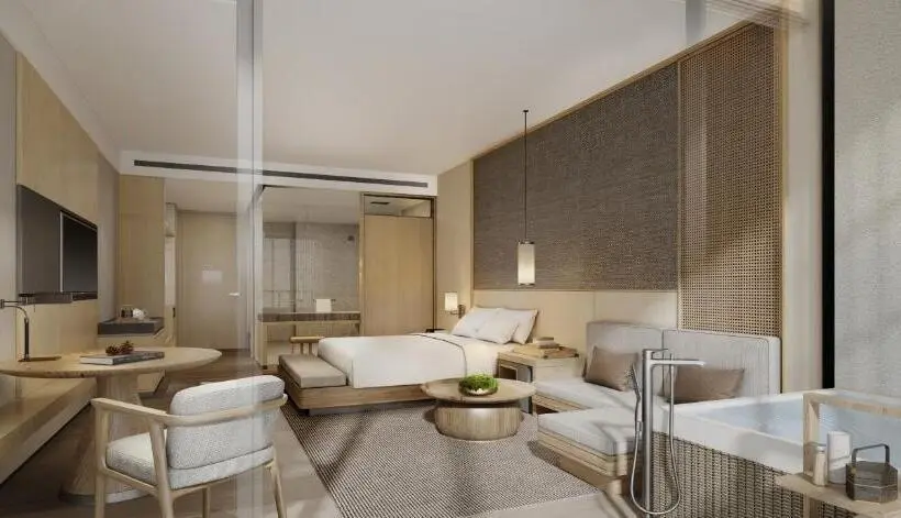 キングサイズベッドのスタンダードルーム, Crowne Plaza Zunhua Hot Spring Town, An Ihg