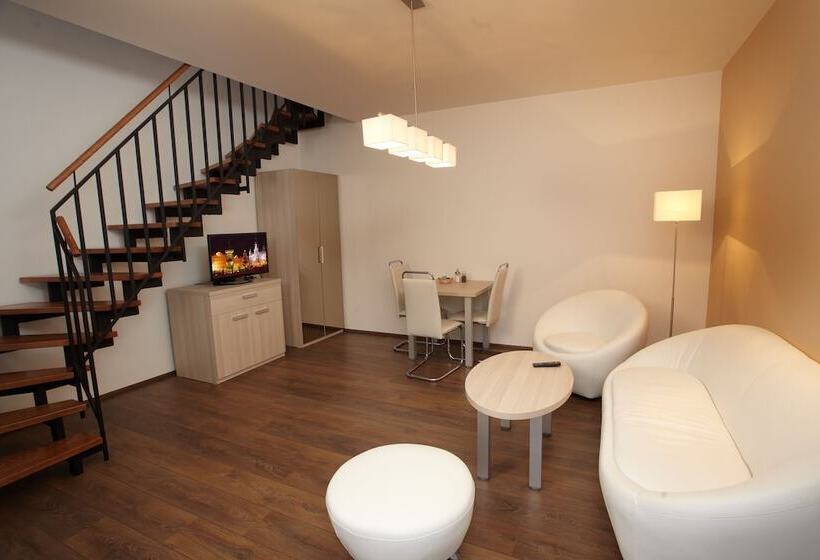 דירת חדר עם טרסה, Residence U černé Věže české Budějovice