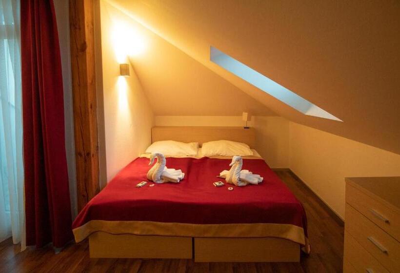 带露台两卧公寓, Residence U černé Věže české Budějovice