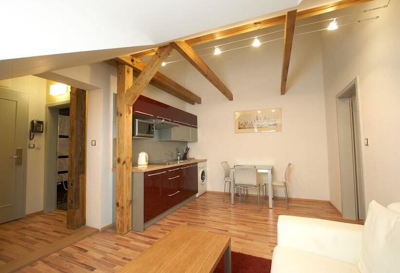 １ベッドルームアパートメント, Residence U černé Věže české Budějovice