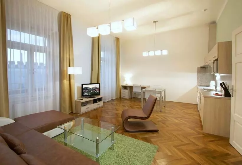 １ベッドルームアパートメント, Residence U černé Věže české Budějovice