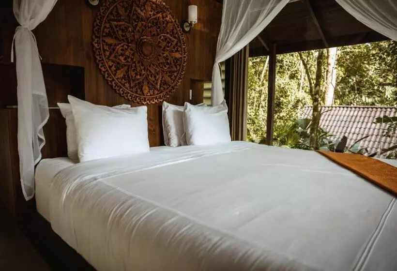 キングサイズベッドのスタンダードルーム, Oxygen Jungle Villas & Spa