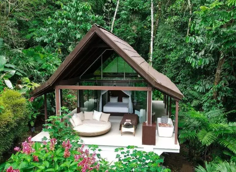 キングサイズベッドのスタンダードルーム, Oxygen Jungle Villas & Spa