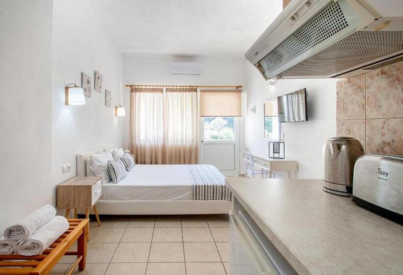 غرفة سوبيريور مطلة على حمام السباحة, Angelos Studios