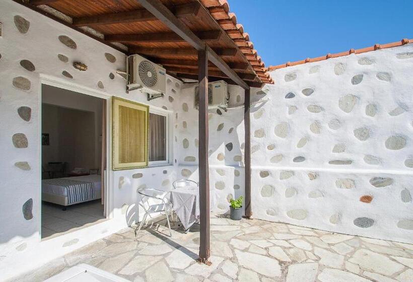 غرفة قياسية مطلّة علي حمام السباحة, Angelos Studios