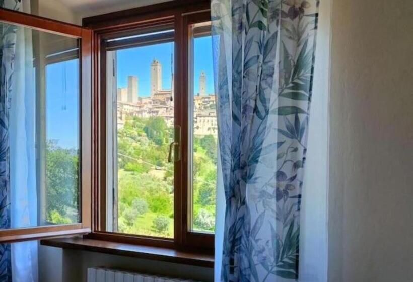 חדר סטנדרט נוף לגינה, B&b Il Fienile San Gimignano
