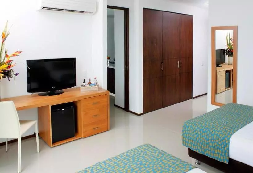 ２ベッドルームアパートメント, Estelar Apartamentos Barranquilla