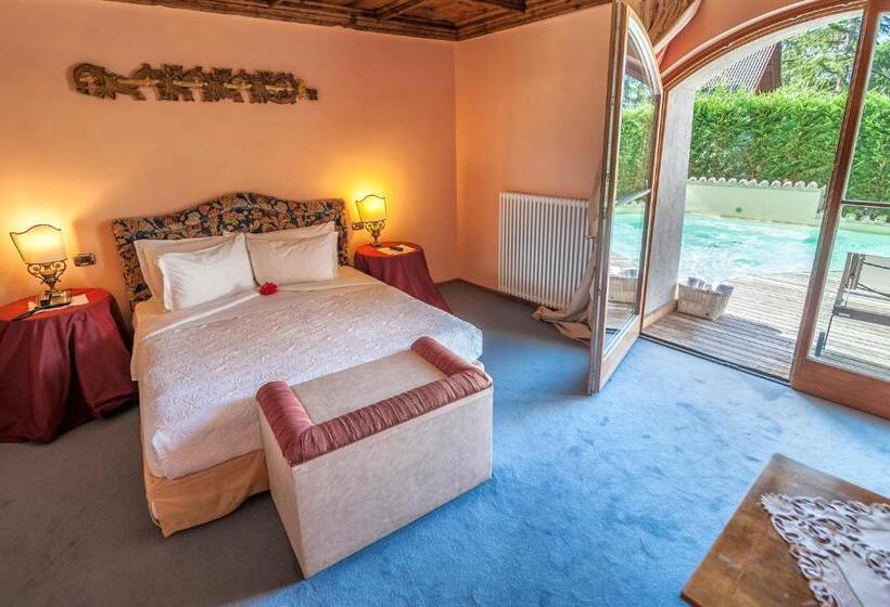 标准间带游泳池, Villa Orso Grigio