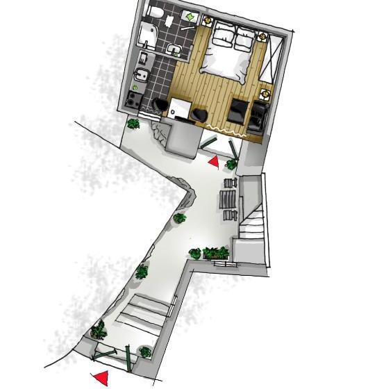 Студия Стандарт, Divota Apartment