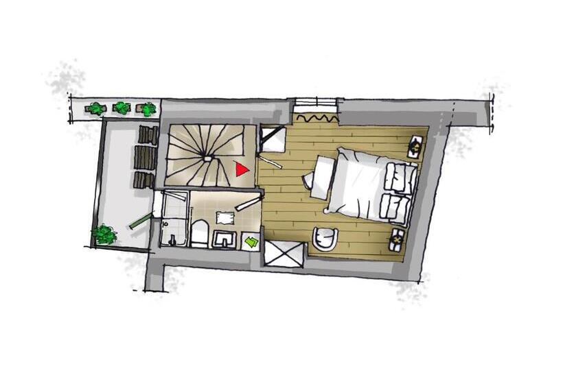 Номер Basic с Балконом, Divota Apartment