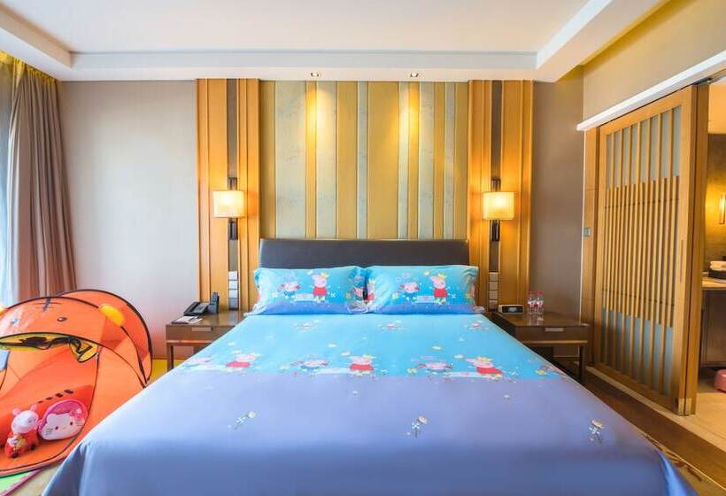 غرفة قياسية سرير مزدوج, Sheraton Grand Hangzhou Wetland Park Resort