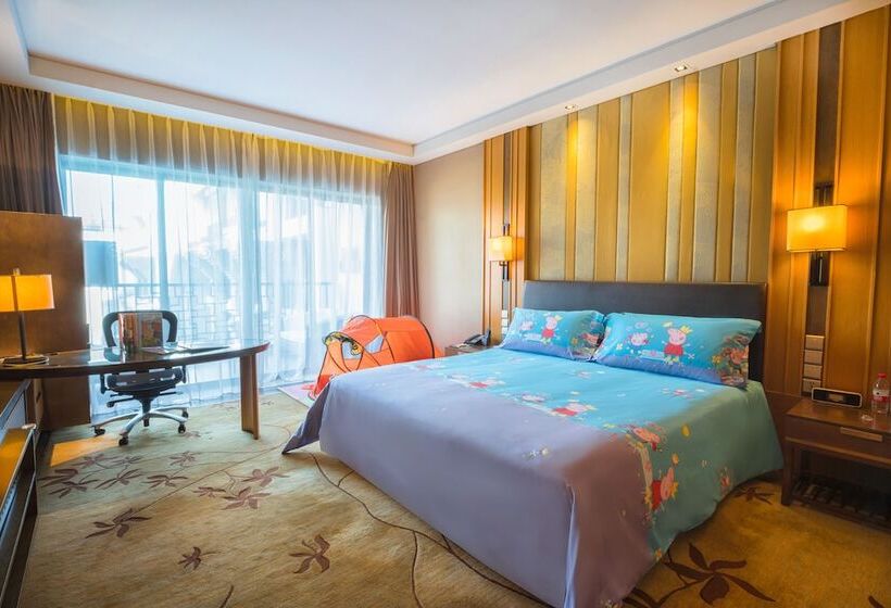 غرفة قياسية سرير مزدوج, Sheraton Grand Hangzhou Wetland Park Resort