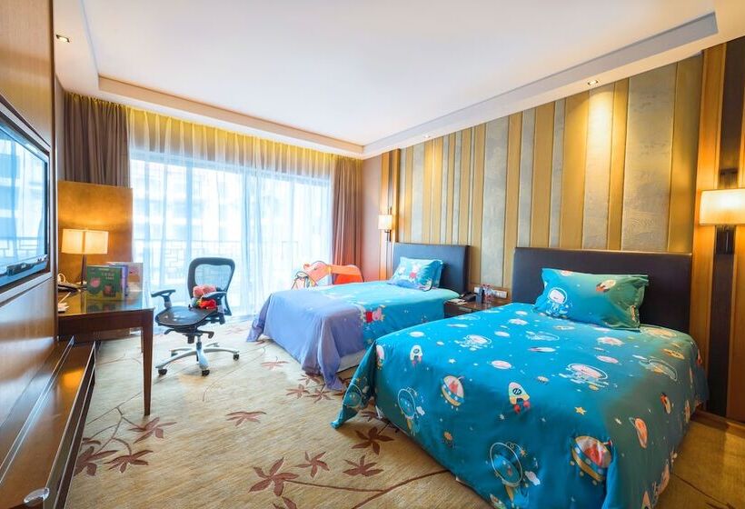 Номер Стандарт 2 Двуспальные Кровати, Sheraton Grand Hangzhou Wetland Park Resort