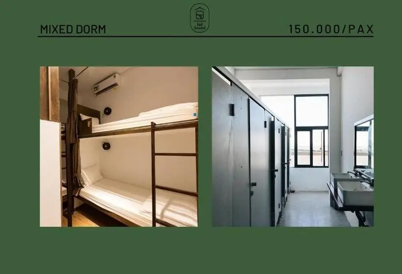 تختخواب در اتاق مشترک, Laé Hostel
