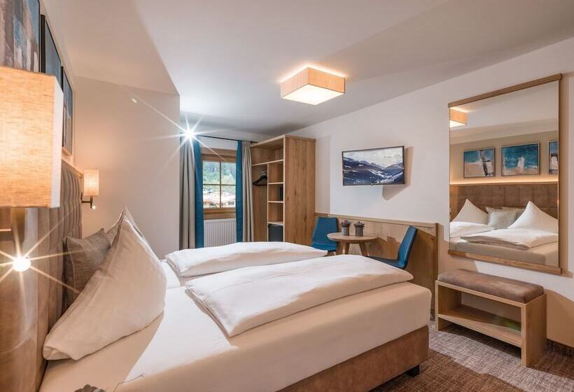 标准单人间, Alpen Glück Hotel Unterm Rain Garni