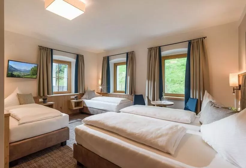 اتاق استاندارد چهار تخته, Alpen Glück Hotel Unterm Rain Garni