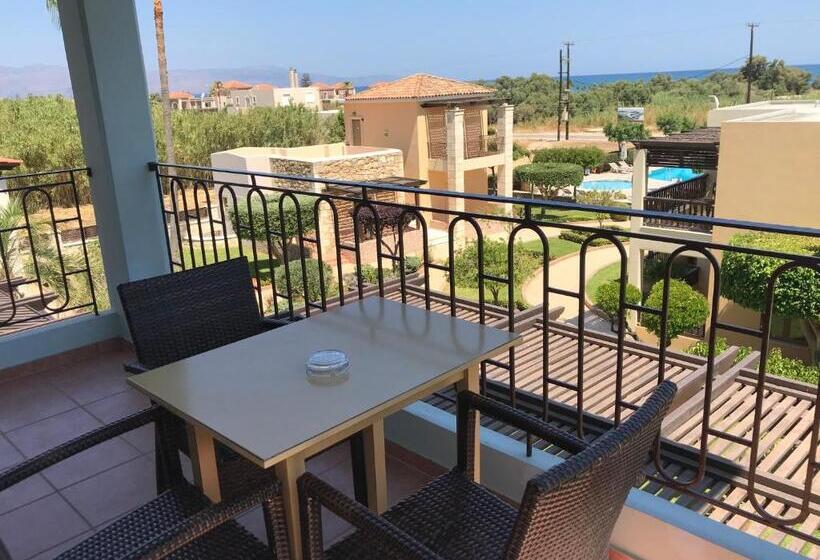 침실 1개 바다 전망 아파트, Vagia Mare