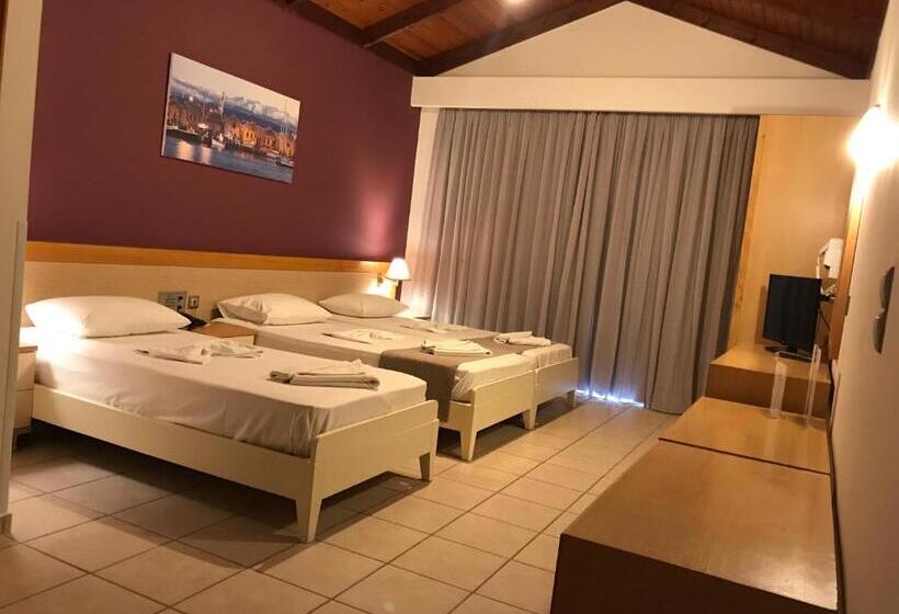 침실 1개 풀장 전망 아파트, Vagia Mare