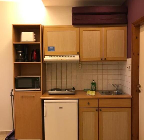 침실 1개 풀장 전망 아파트, Vagia Mare