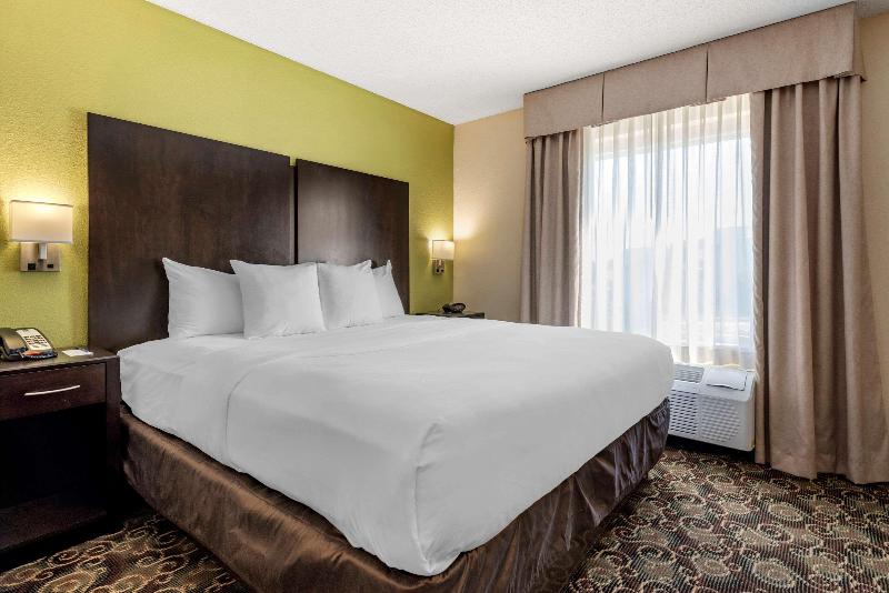 מיטת קינג בסוויטה, Comfort Suites West Indianapolis  Brownsburg