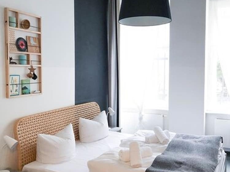 اتاق استاندارد با سرویس بهداشتی مشترک, Pension Absolut Berlin