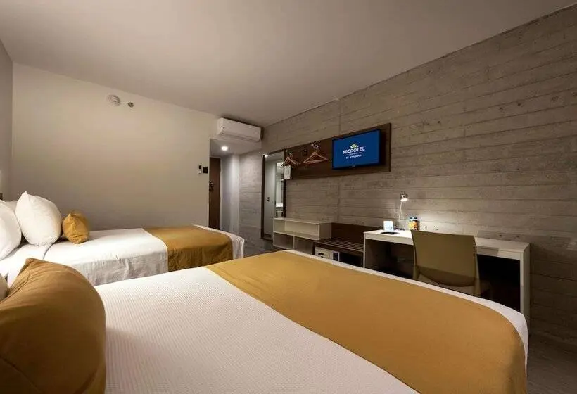 ２ダブルベッドのスタンダードルーム, Microtel Inn & Suites By Wyndham Guadalajara Sur