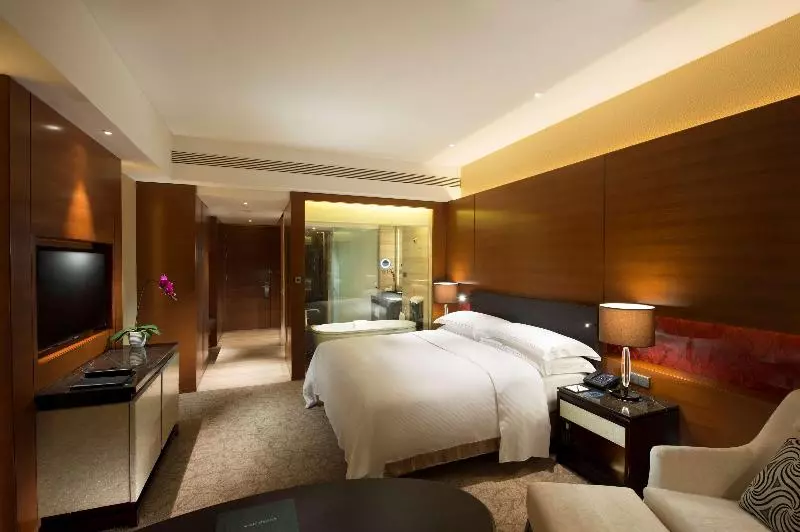 キングサイズベッドのデラックスルーム, Hilton Shijiazhuang