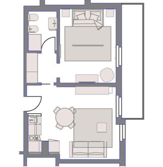 דירת חדר, Residence Il Melograno