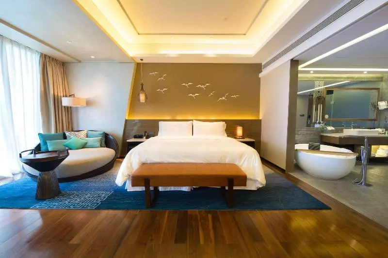 キングサイズベッドのデラックスルーム, The Westin Sanya Haitang Bay Resort