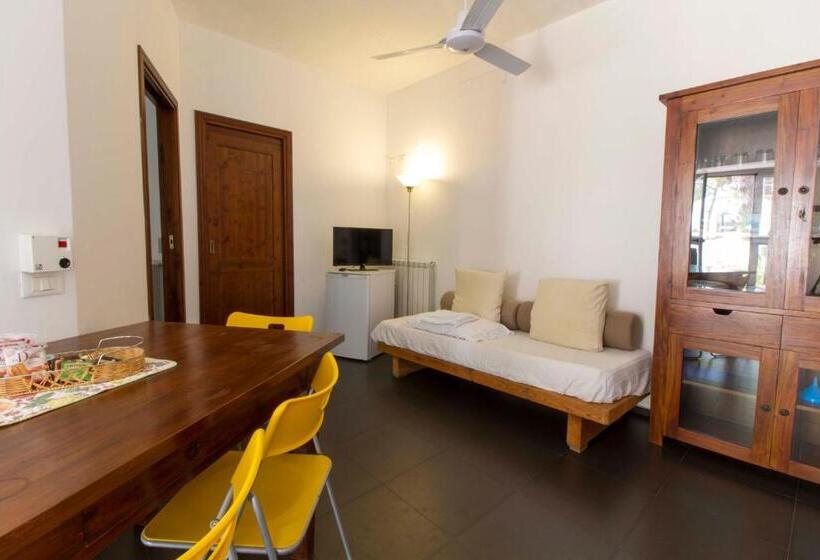 침실 1개 가든 전망 아파트, Casa Rossa