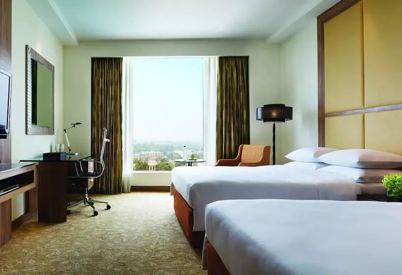 ２ダブルベッドのスタンダードルーム, Bengaluru Marriott Hotel Whitefield