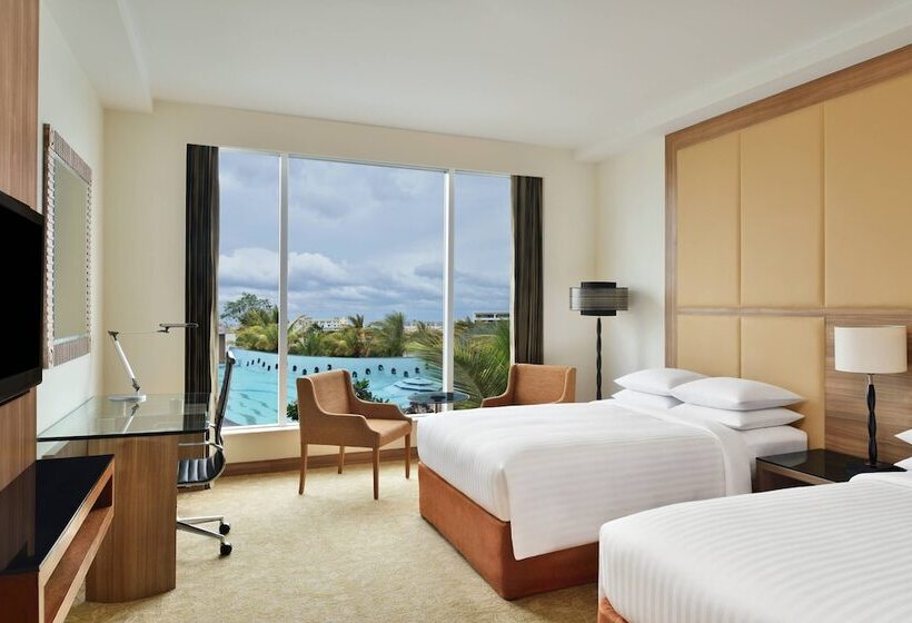 스탠다드 룸 더블 침대 2개, Bengaluru Marriott Hotel Whitefield