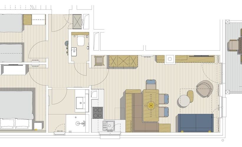 1 Schlafzimmer Apartment, Beech Resort Boltenhagen