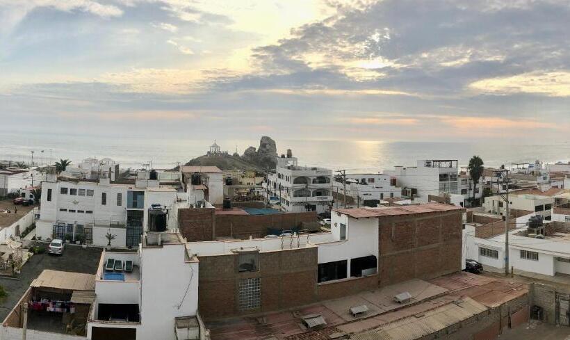 带海景的标准房, Bravo Surf Camp Punta Rocas