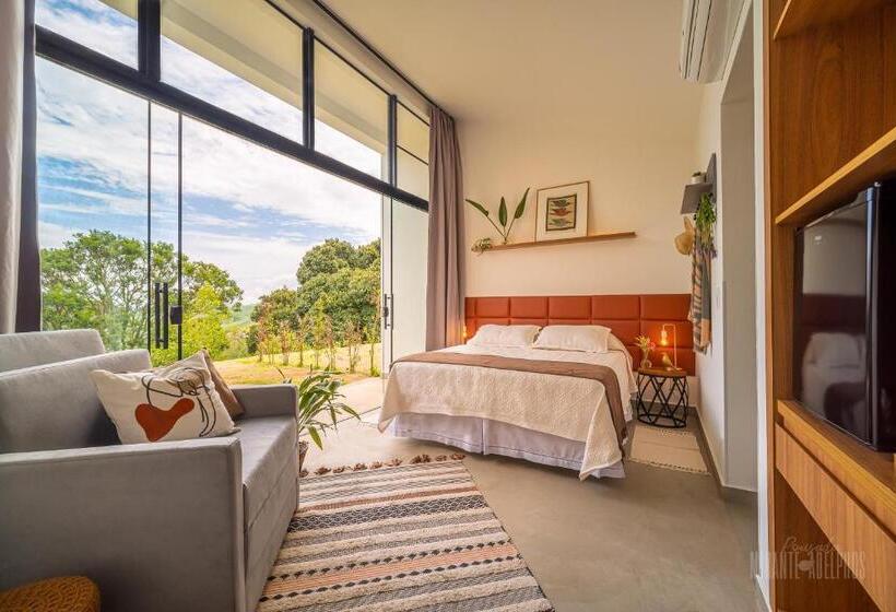 דירת חדר נוף לגינה, Pousada Mirante Dos Adelphos