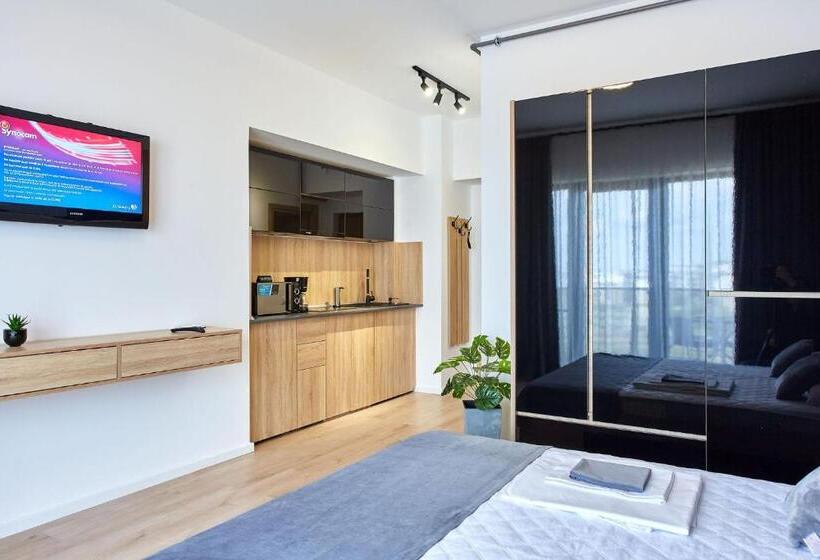 Studio Standard Lit King Size, Apartamente 2 Tomis Villa
