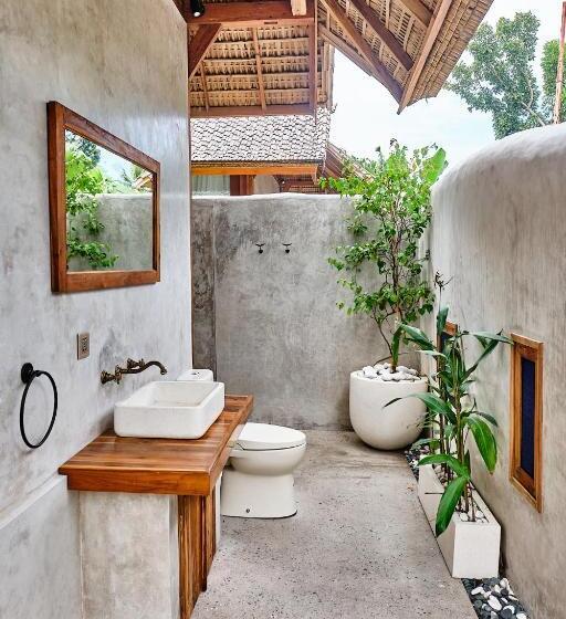 וילה עם חדר שינה אחד ובריכת שחיה, Jati Kuta Lombok