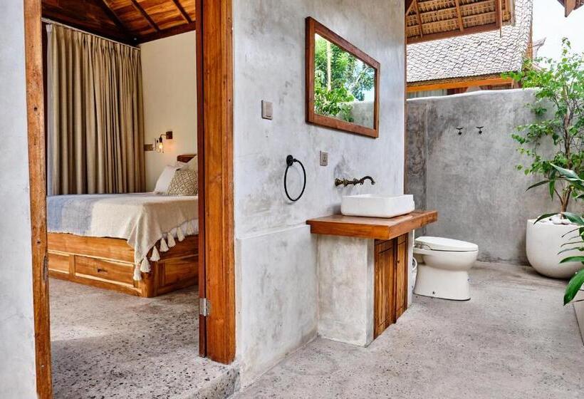 וילה עם חדר שינה אחד ובריכת שחיה, Jati Kuta Lombok