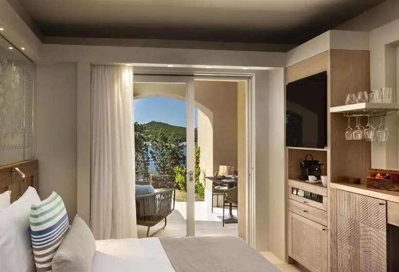 キングサイズベッドのデラックスルーム, 7pines Resort Sardinia   A Destination By Hyatt