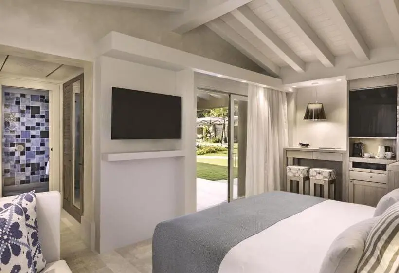 キングサイズベッド、ビュー付きデラックスルーム, 7pines Resort Sardinia   A Destination By Hyatt